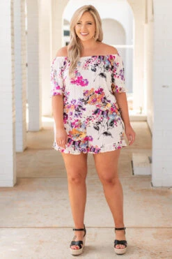 Prettiest In The Garden Romper, Pink-Royal -Chic Soul Store dsc 8863 edit c1d13967 42ff 4a45 8b5e 28610e5d8a97