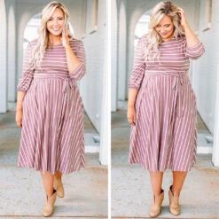 Holding Hands On The Boardwalk Dress, Mauve 13 Holding Hands On The Boardwalk Dress, Mauve -Chic Soul Store holding hands on the boardwalk