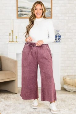 Sunday Scaries Sweatpants, Eggplant -Chic Soul Store untitled 5 a8ea361b 8ef0 490a a3ad ef649d85ce23